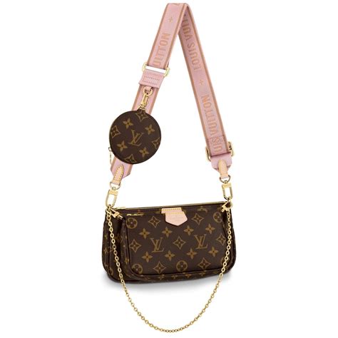 louis vuitton pochette multi pink canvas shoulder bag|Louis Vuitton multi pochette accessoires.